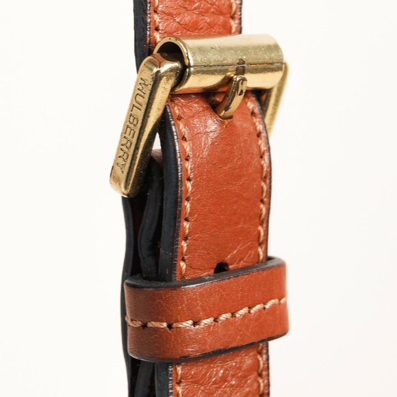 Mulberry Alexa Oak Soft Buffalo Leather Satchel - Picture 7 of 13